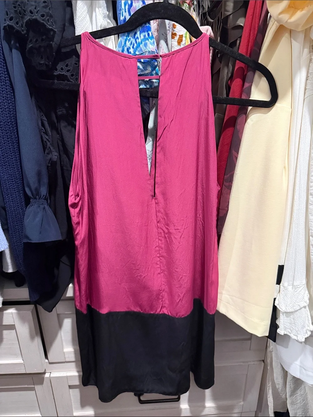 Parker sleeveless colorblock